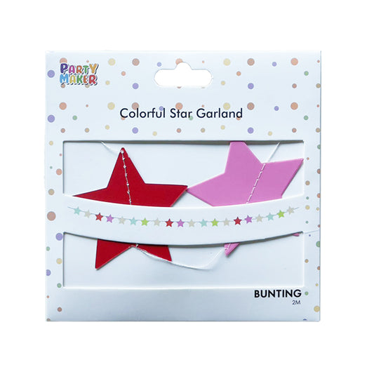 Guirnalda - Estrellas Multicolor