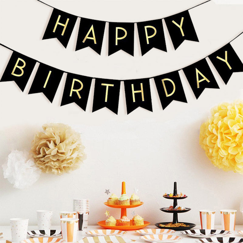 Letrero - Happy Birthday Negro