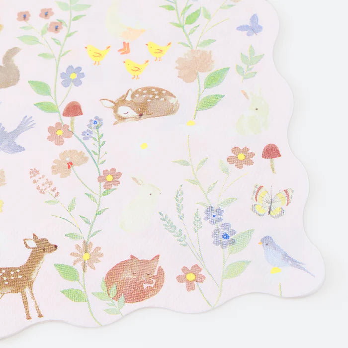 Servilletas grandes Little Animals (x16)