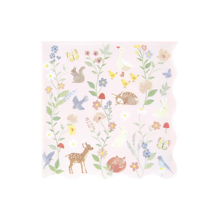 Servilletas grandes Little Animals (x16)