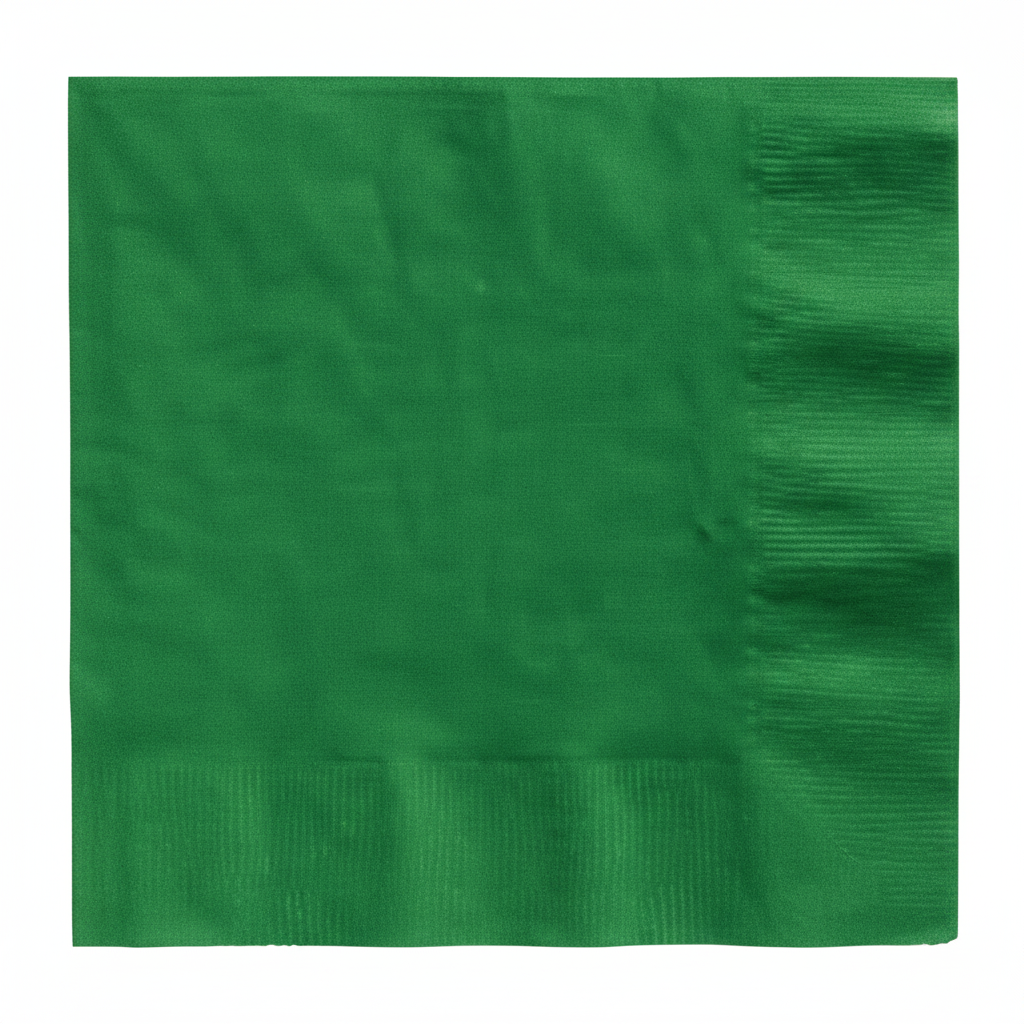 Servilleta verde bandera (50 piezas)