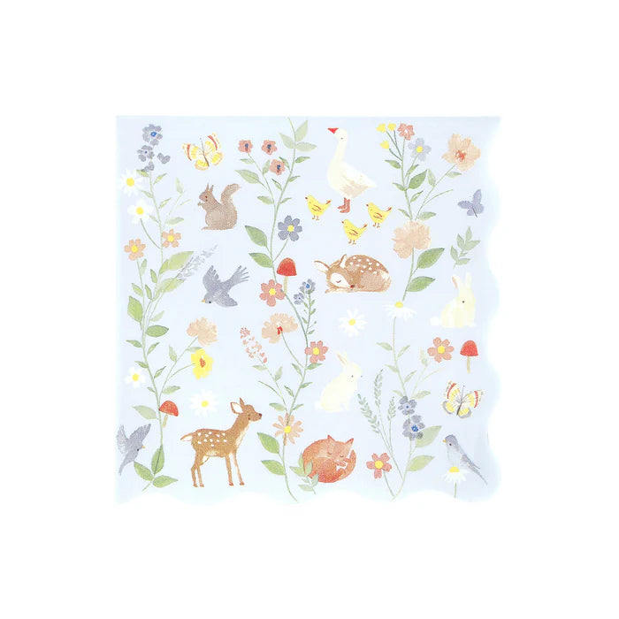 Servilletas grandes Little Animals (x16)