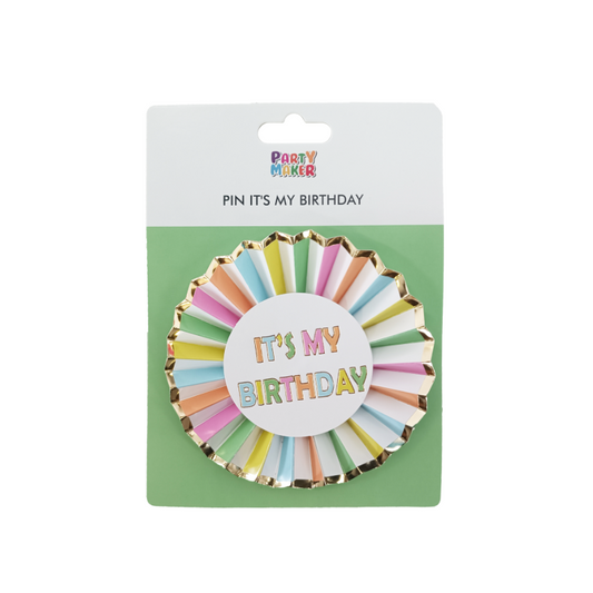 Botón Grande - It´s My Birthday! (1 pieza)