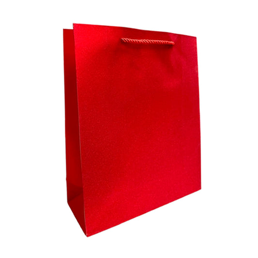 Bolsa de Regalo - Grande - Solid Glitter - Rojo