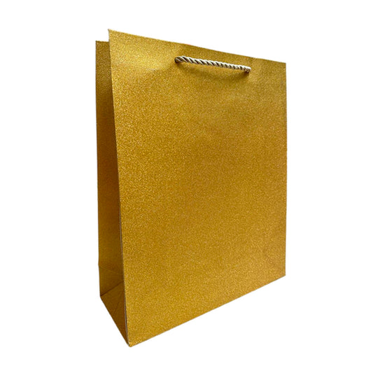 Bolsa de Regalo - Grande - Solid Glitter - Dorado