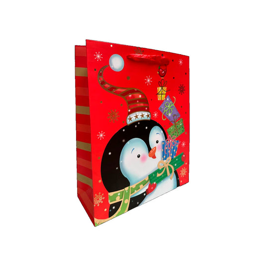 Bolsa de Regalo - Mediana - Big Xmas - Pinguino