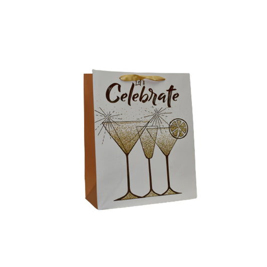 Bolsa de Regalo - Mediana - Glam Gold - Drink