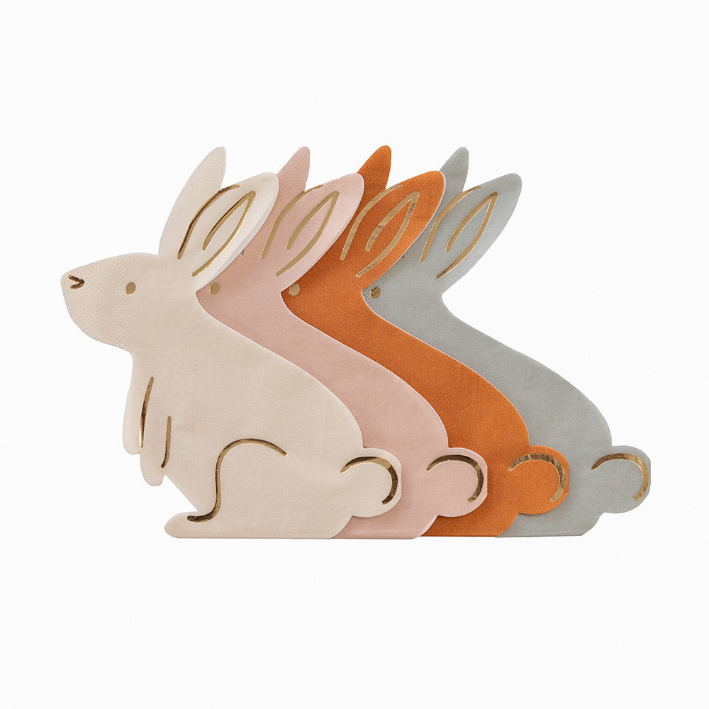 Servilletas - Conejitos Nude (16 piezas)