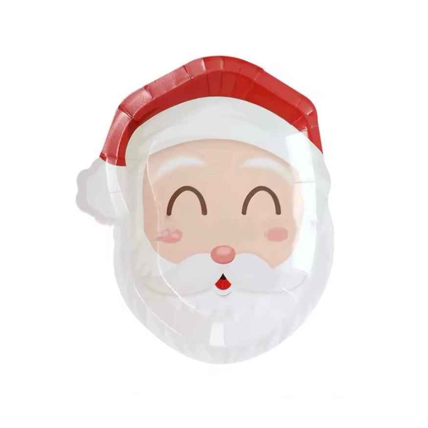 Plato - Cute Santa Claus  (10 piezas)