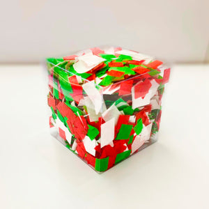 Caja Confetti - Verde Blanco y Rojo - Viva México