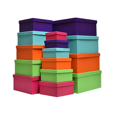Caja de Regalo - Rainbow - 3 Verde