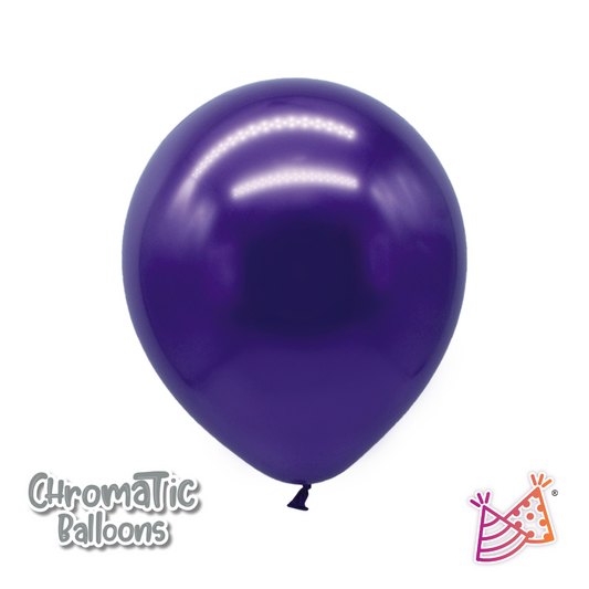 Bolsa de Globos 11" - 50 pzs - We Party - Cromado Morado