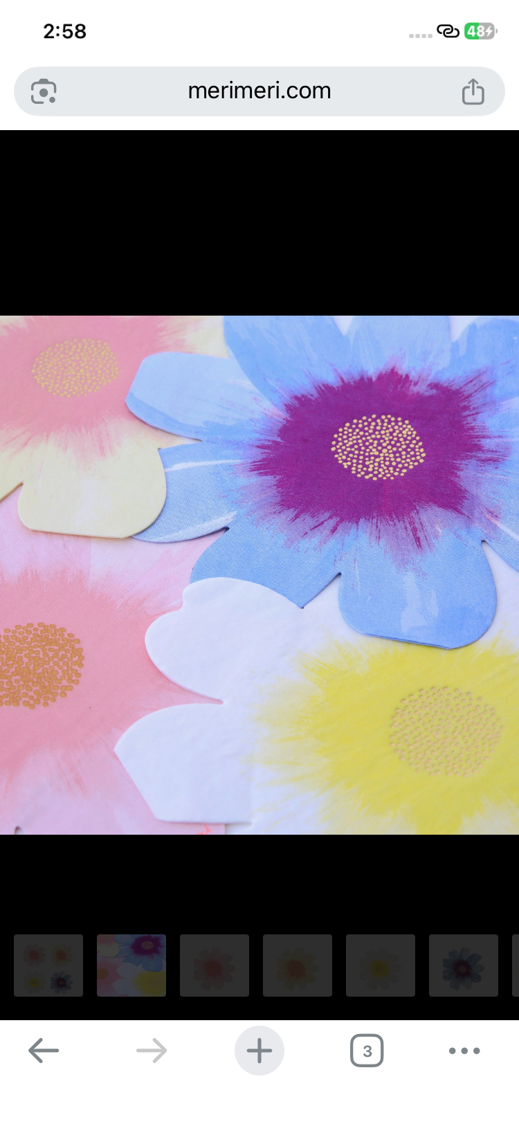 Servilletas Flower Garden (x16)