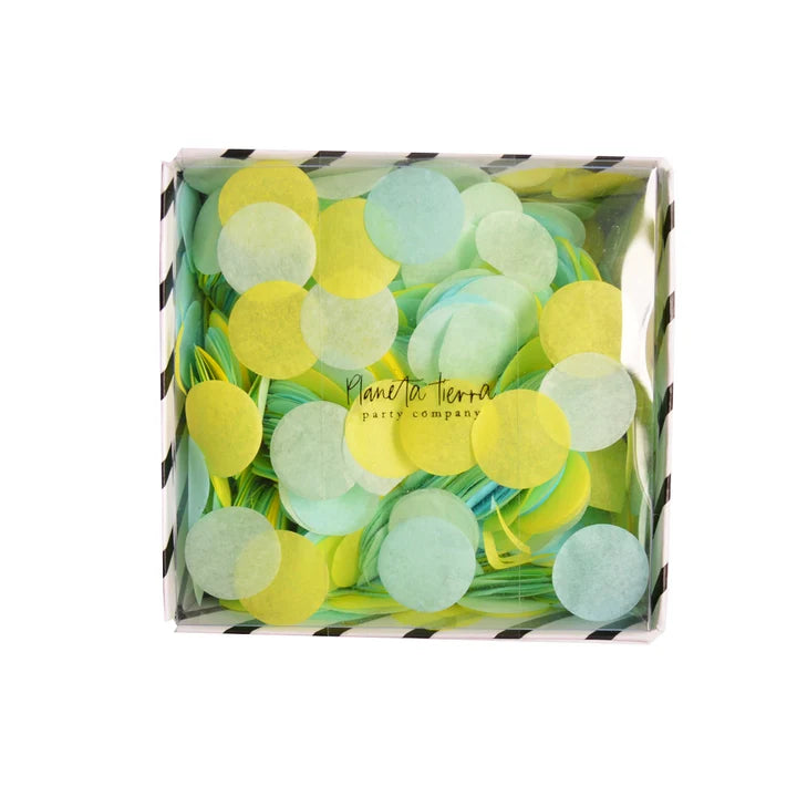 Caja Confetti Redondo - Baby Boy