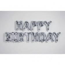 Letrero de globos - Happy Birthday