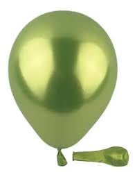 Globo Chico 11" - Cromado Verde Lima