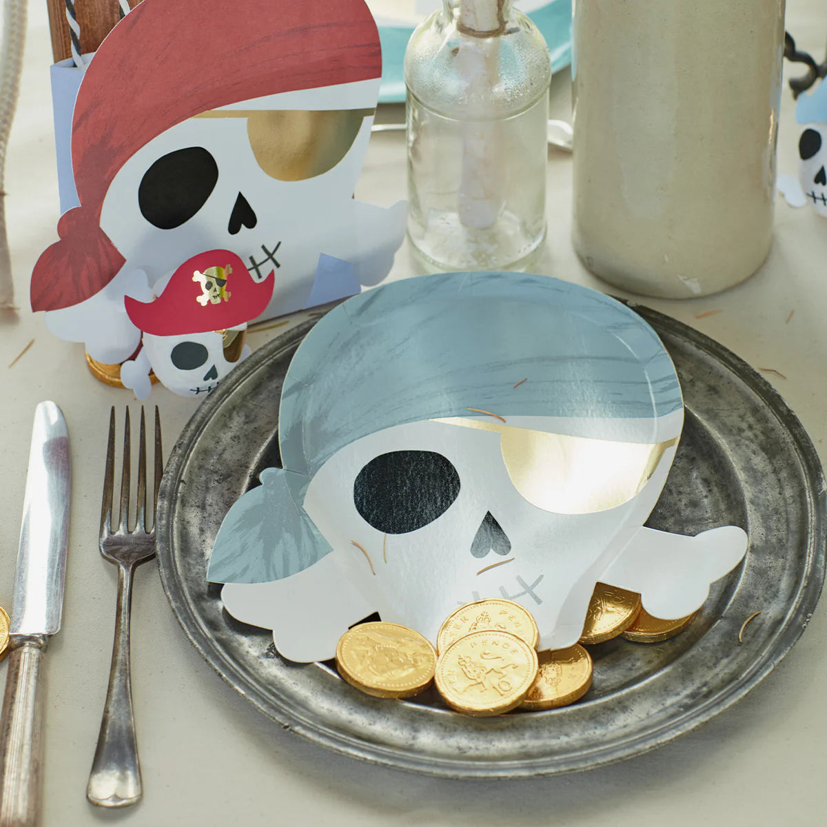 Plato Grande Piratas (8 piezas)
