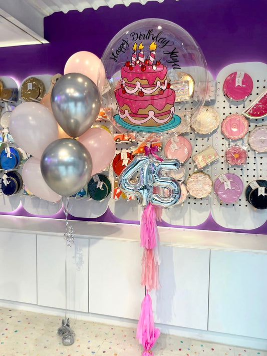 Burbuja  Gigante - Birthday Cake Bouquet