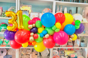 *Guirnalda 1.5 Metros - Color Celebration + Numero Chico