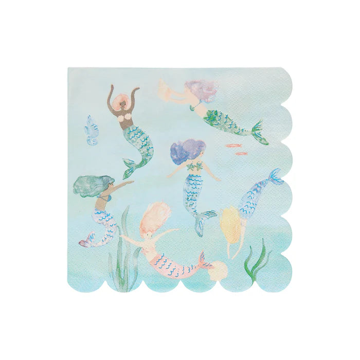 Servilletas Mermaid (16 pzs)