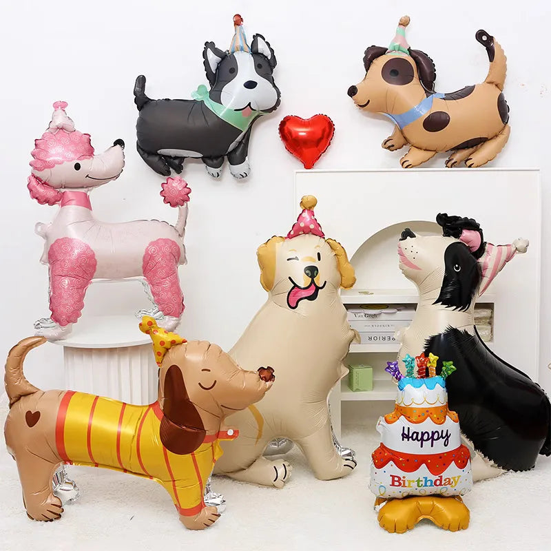 Globo Metalico - Perro 3D