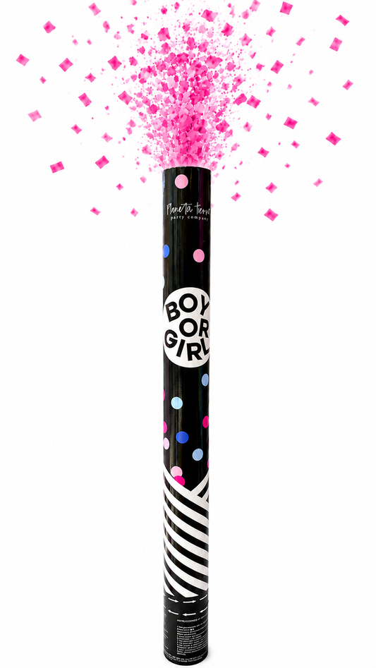 Bazuca Gigante -Boy or Girl? - Confetti - ROSA