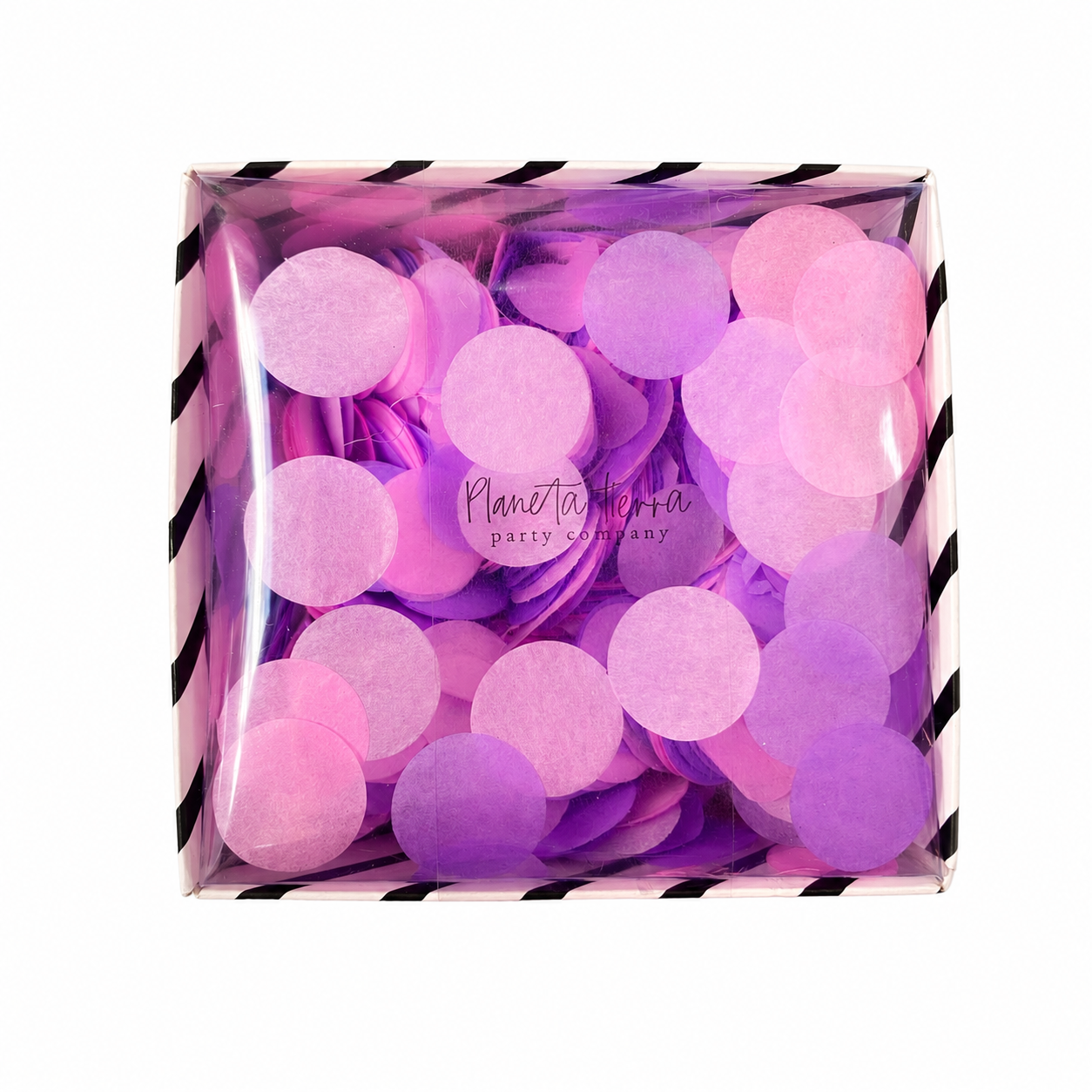 Caja Confetti Redondo - Baby Girl