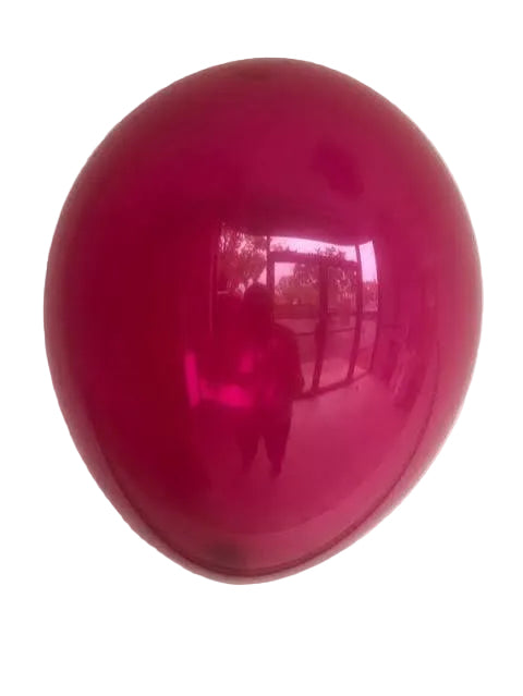 Globo Chico 11" - Magenta Transparente