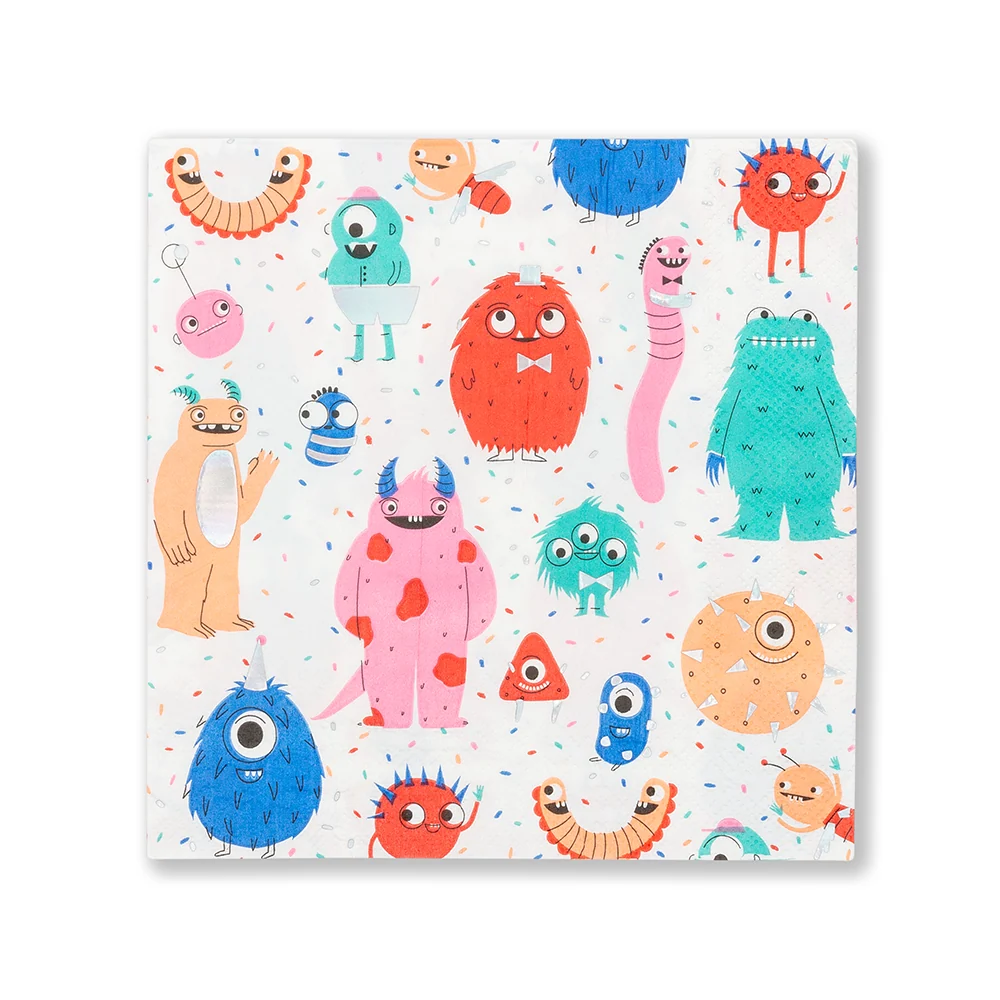Servilletas Grandes - Pequeños monstruos (16pzs)