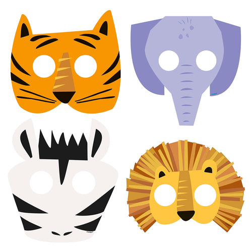 Mascaras Safari (8 piezas)