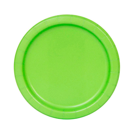 Plato Grande - Verde Limon (16 piezas)