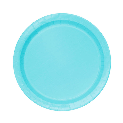 Plato Grande - Azul Pastel (16 piezas)