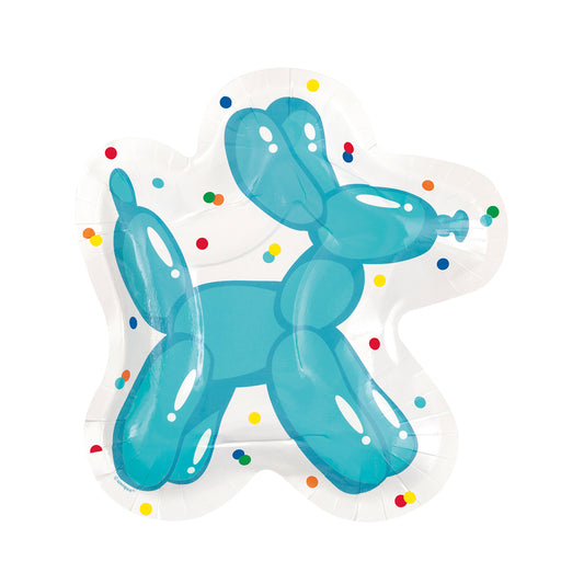 Plato Balloon Dog (8 piezas)