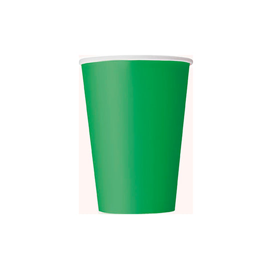 Vaso 12 oz - Verde Bandera (10 piezas)