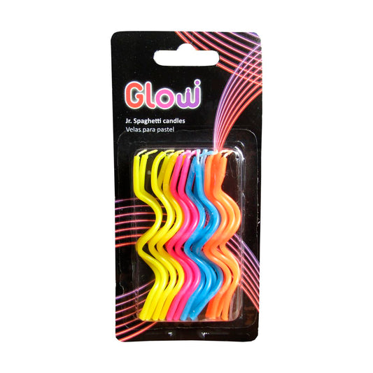 Velas Spyral Neon (18 piezas)