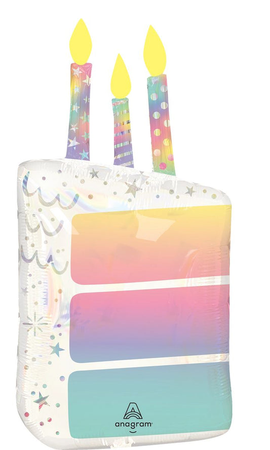 Globo Metalico - Rebanada de pastel