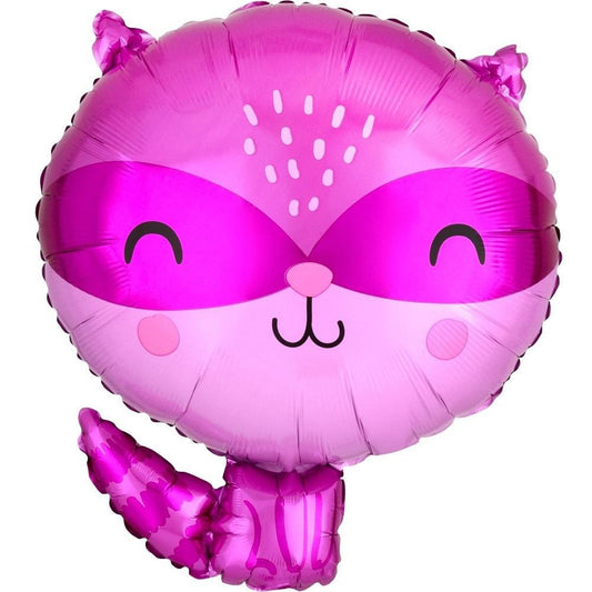 Globo Metalico - Mapache Rosa