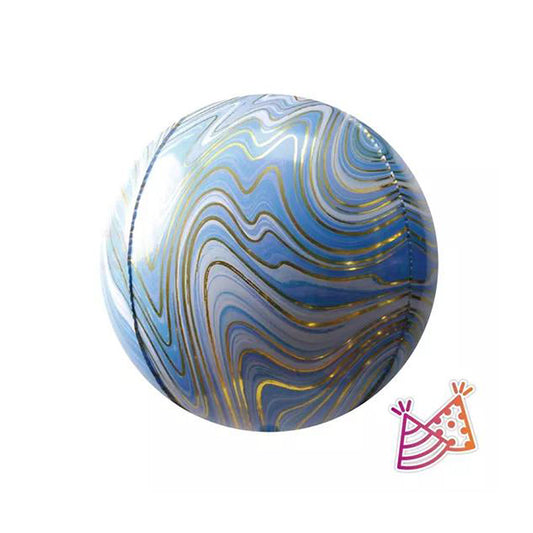 Globo Esfera - Grabo - Marble Azul