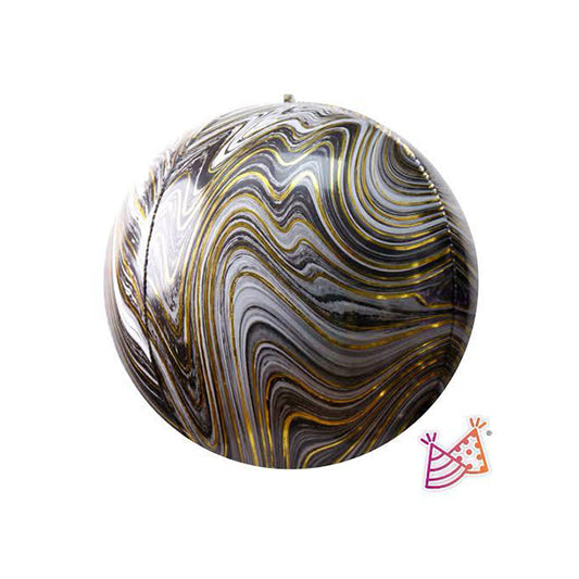 Globo Esfera - Grabo - Marble Negro