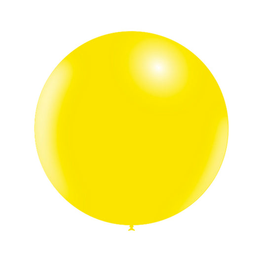 Globo Gigante 3" - Nacarado Amarillo Claro