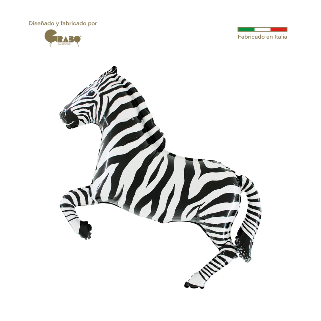 Globo Metalico - Grabo - Zebra Completa