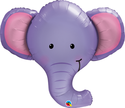 Globo Metálico - Elefante morado