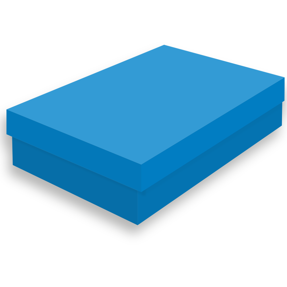 Caja de Regalo - Libro - Azul Medio
