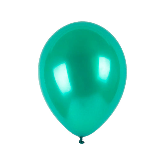 Globo Chico 11" - Nacarado Verde Esmeralda