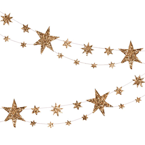 Guirnalda - Eco Glitter Stars