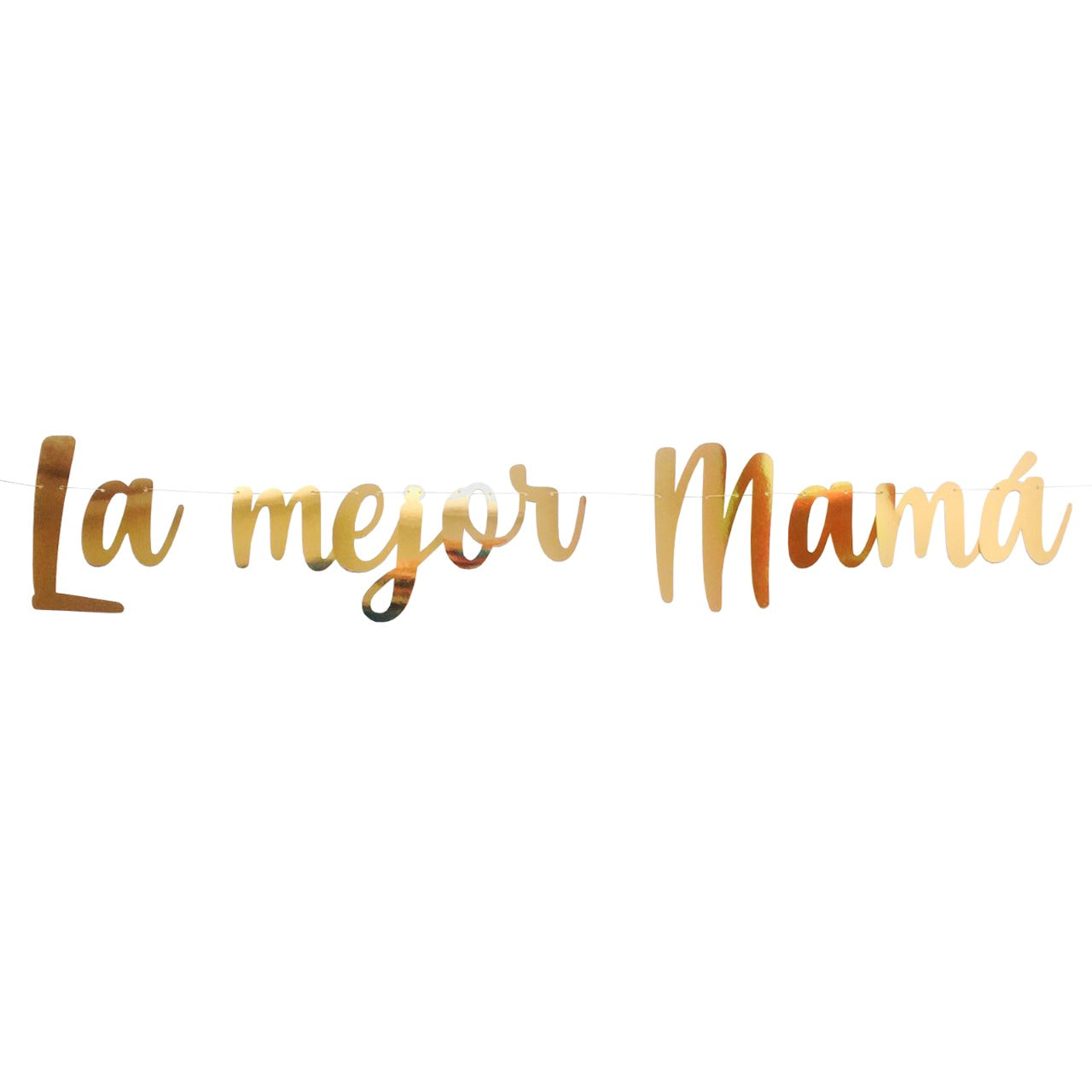 Letrero - La Mejor Mamá Dorado