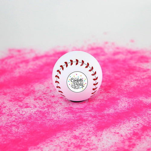 Pelota Gender Reveal - Beisbol - Rosa