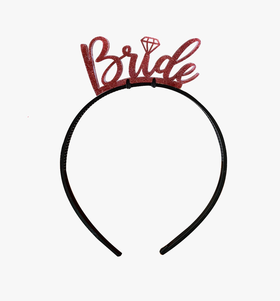 Bride (script) - diadema Fucsia (1 pieza)