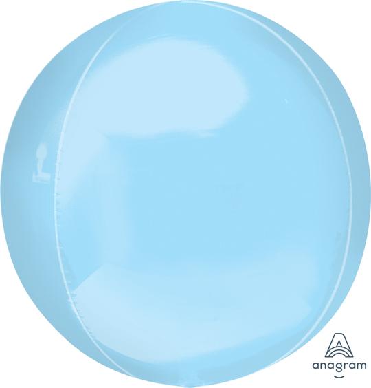Globo Metálico Esfera JUMBO - Azul claro