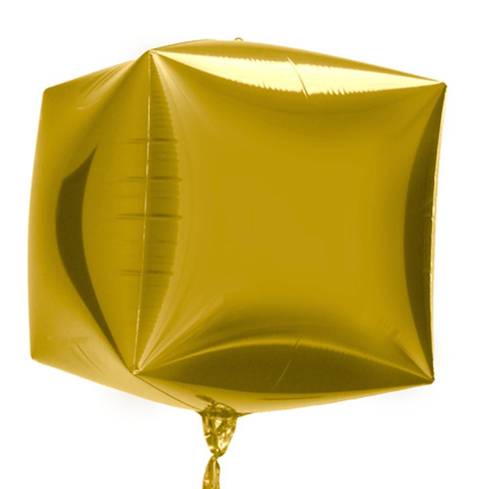 Globo Cubo - Dorado